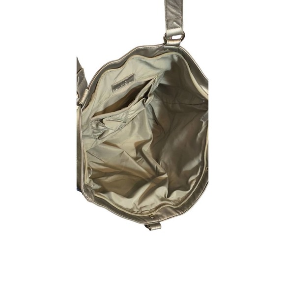 NY&C Metallic Graffiti Print Tote Bag Multicolor Shoulder Purse - Picture 6 of 8